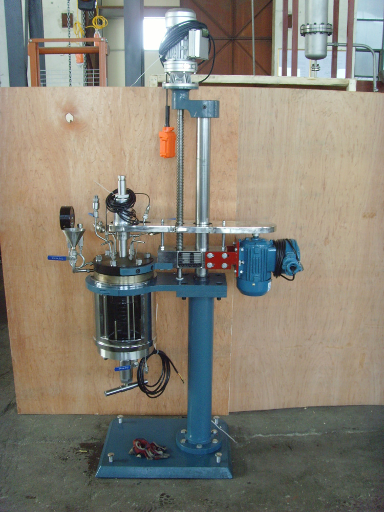 TSYBF系列-電動提升釜蓋，雙層石英玻璃釜