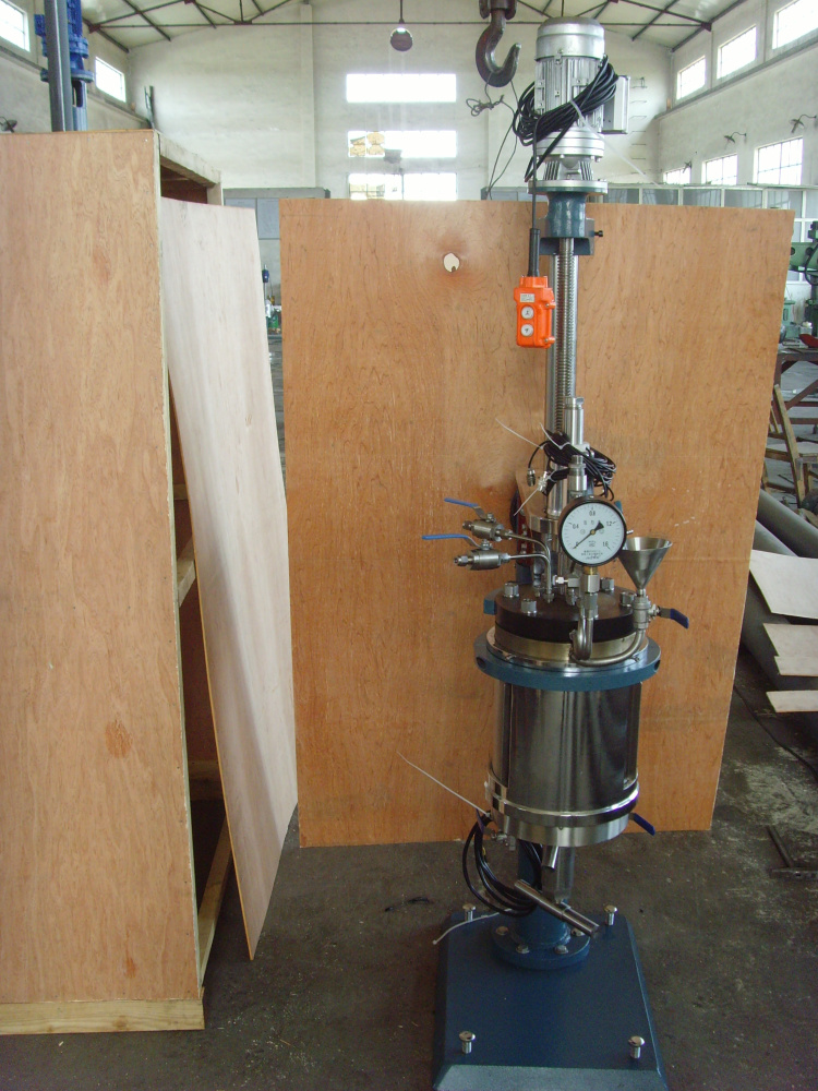 TSYBF系列-電動提升釜蓋，雙層石英玻璃釜1